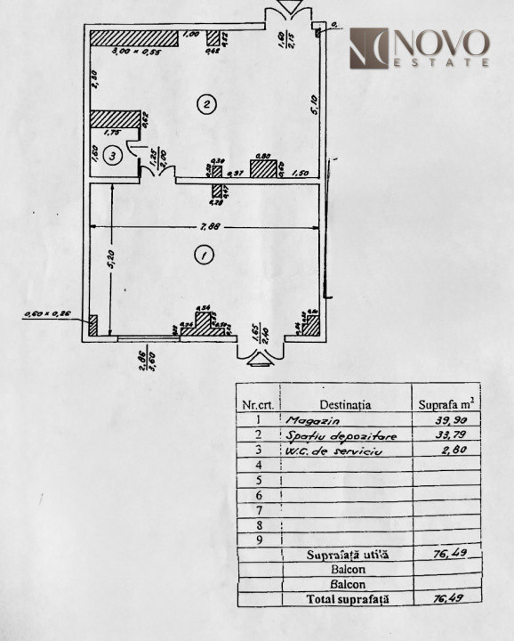 Spatiu comercial | Unirii - Zepter | Vad | P + Mezanin 