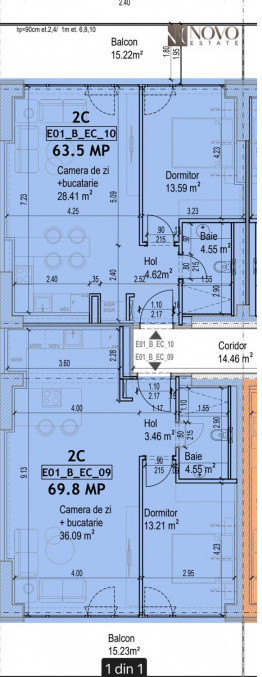 2 camere | One Lake District | TVA INCLUS | 50.000 euro discount 