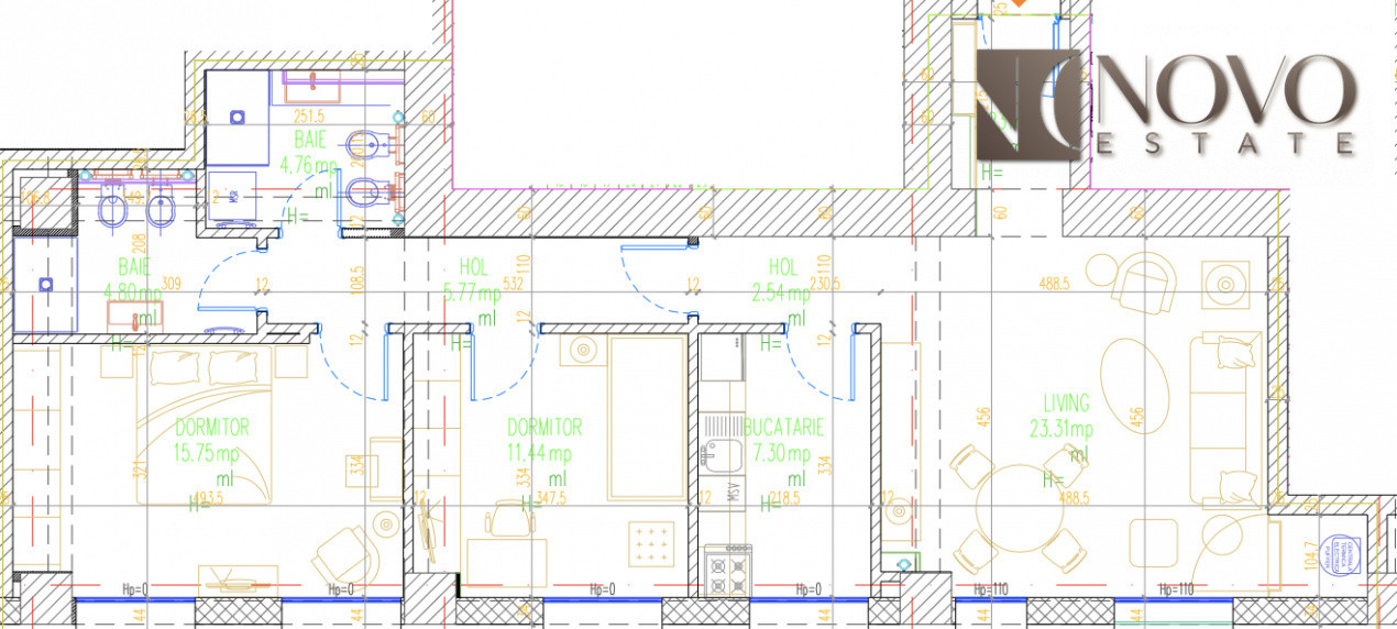 3 Camere | Piata Alba Iulia | Piscina & Spa | Sala | P Subterana