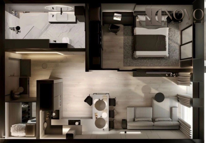 2 Camere | Piata Alba Iulia | Piscina & Spa | Sala | P Subterana