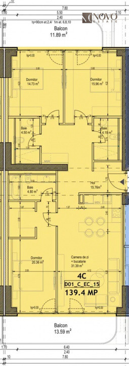 4 camere | One Lake District | 70.000€ discount | Vedere Lac 