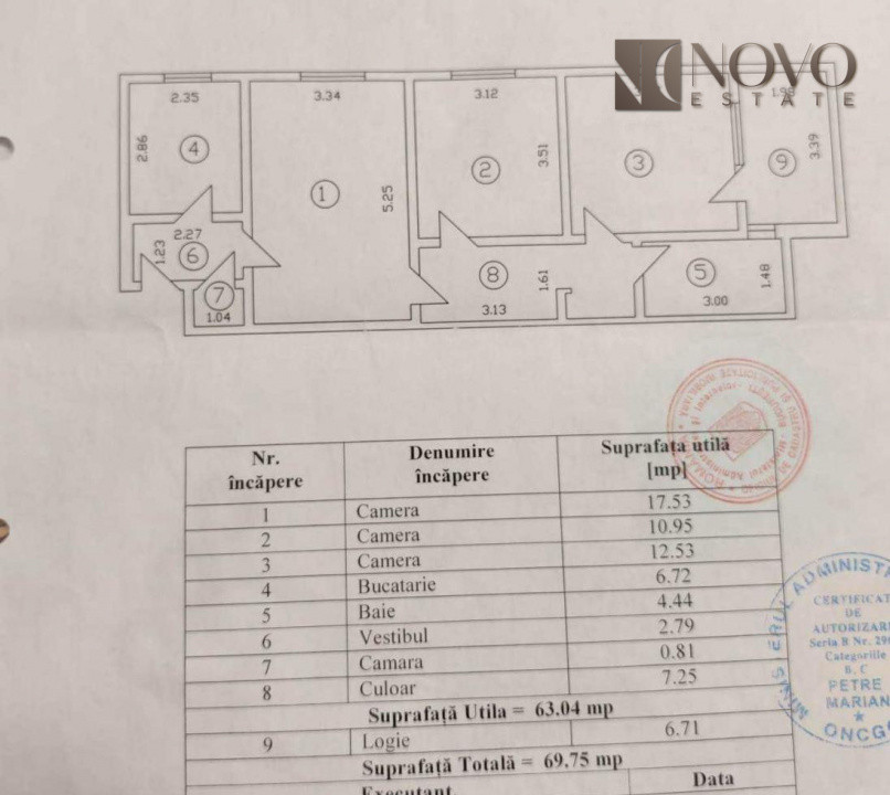 Apartament 3 camere renovat Metrou Costin Georgian | Titan