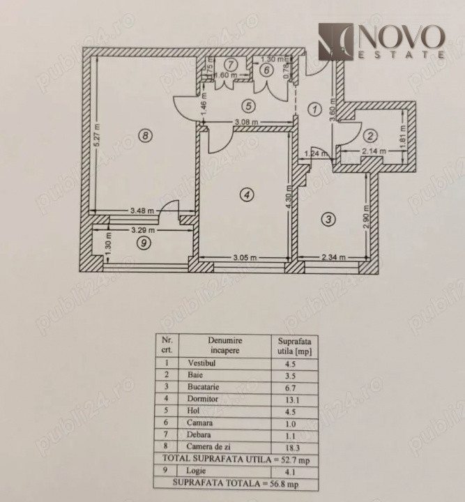 Apartament 2 Camere decomandat metrou Dristor 
