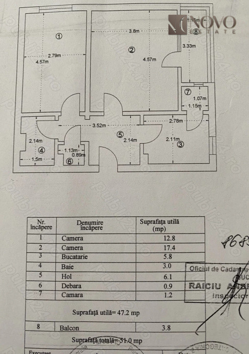 Apartament 2 camere ideal investitie metrou Dristor