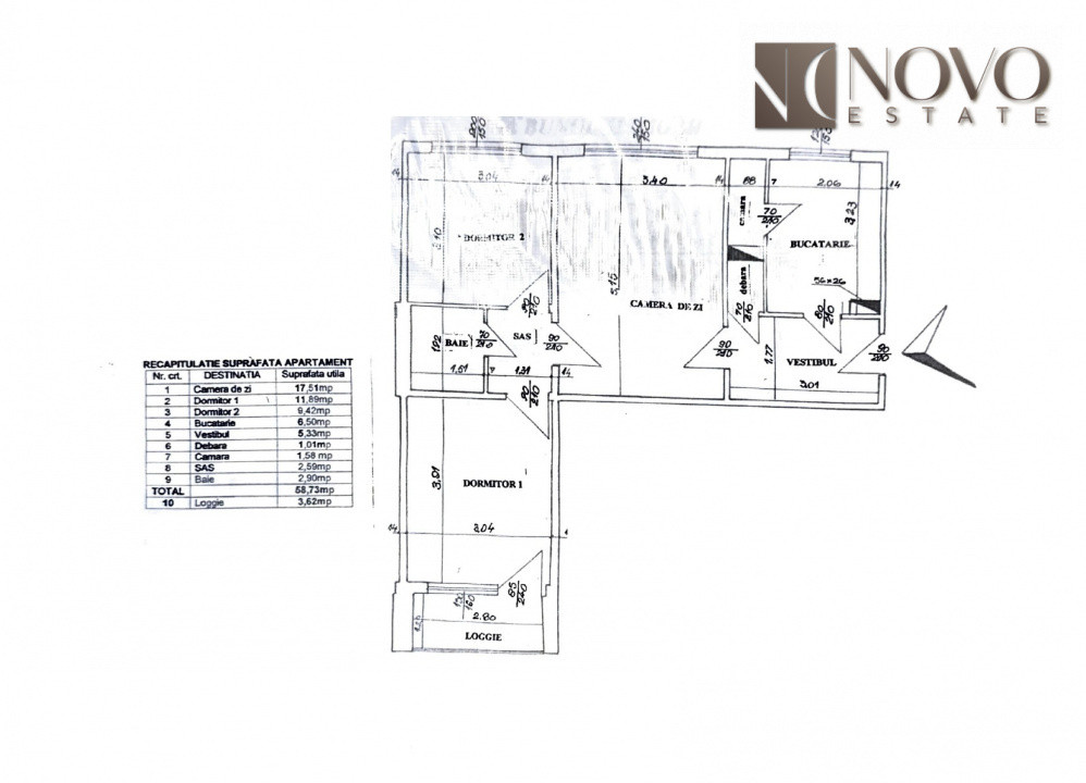 Apartament 3 Camere cu centrala proprie + boxa zona metrou 1 Decembrie 1918