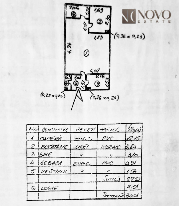 Garsoniera | Dristor | Balcon | Metrou