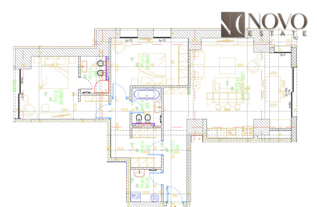 3 Camere | Unirii | Piscina & Spa | Sala | P Subterana