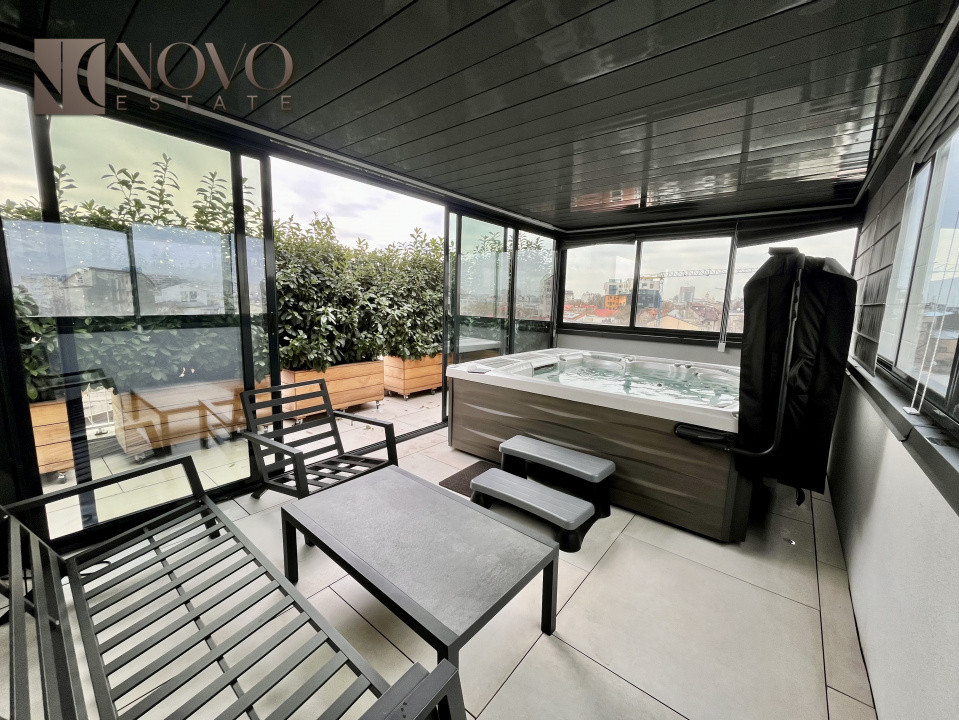  Penthose Triplex | Jacuzzi | 100 mp terase | 4 camere